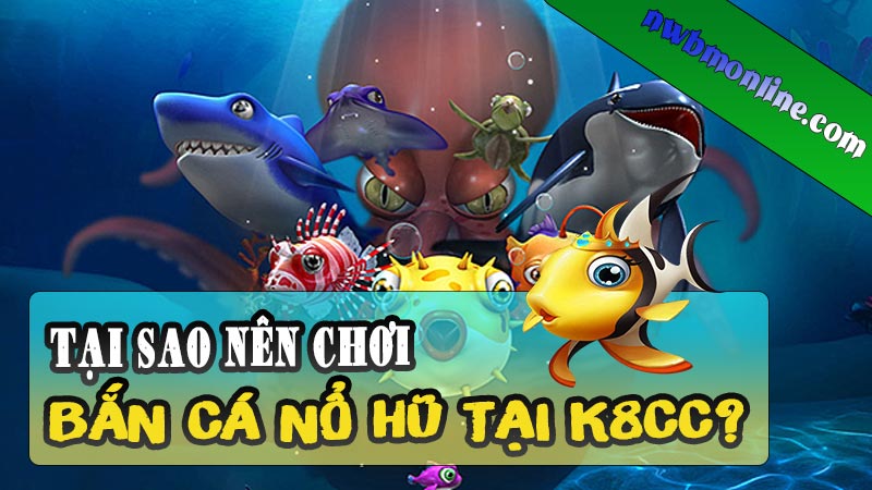 Tại sao lại nên chơi bắn cá nổ hũ tại K8CC?